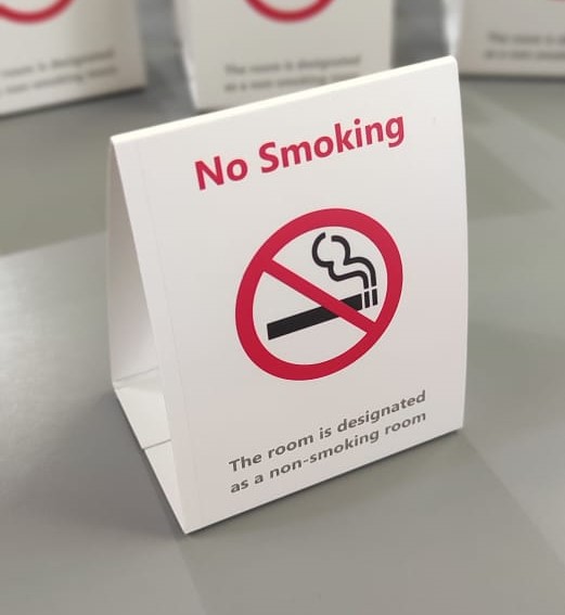 NO SMOKING STAND BY ARTKEY